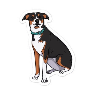 Custom Dog stickers, Personalized Dog Sticker