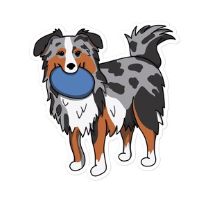 Leuke Aussie Bubble-free stickers, Australian Shepherd Stickers, Aussie Mom, Aussie Dad, Aussie Owner Gift, Australian Shepherd Owner Gift