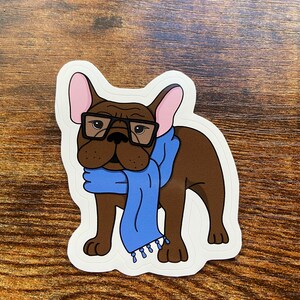 Autocollant bouledogue français, autocollant drôle de Frenchie, cadeau de propriétaire de Frenchie, cadeau de propriétaire de bouledogue français, cadeau d'amant de chien, bas, maman de Frenchie