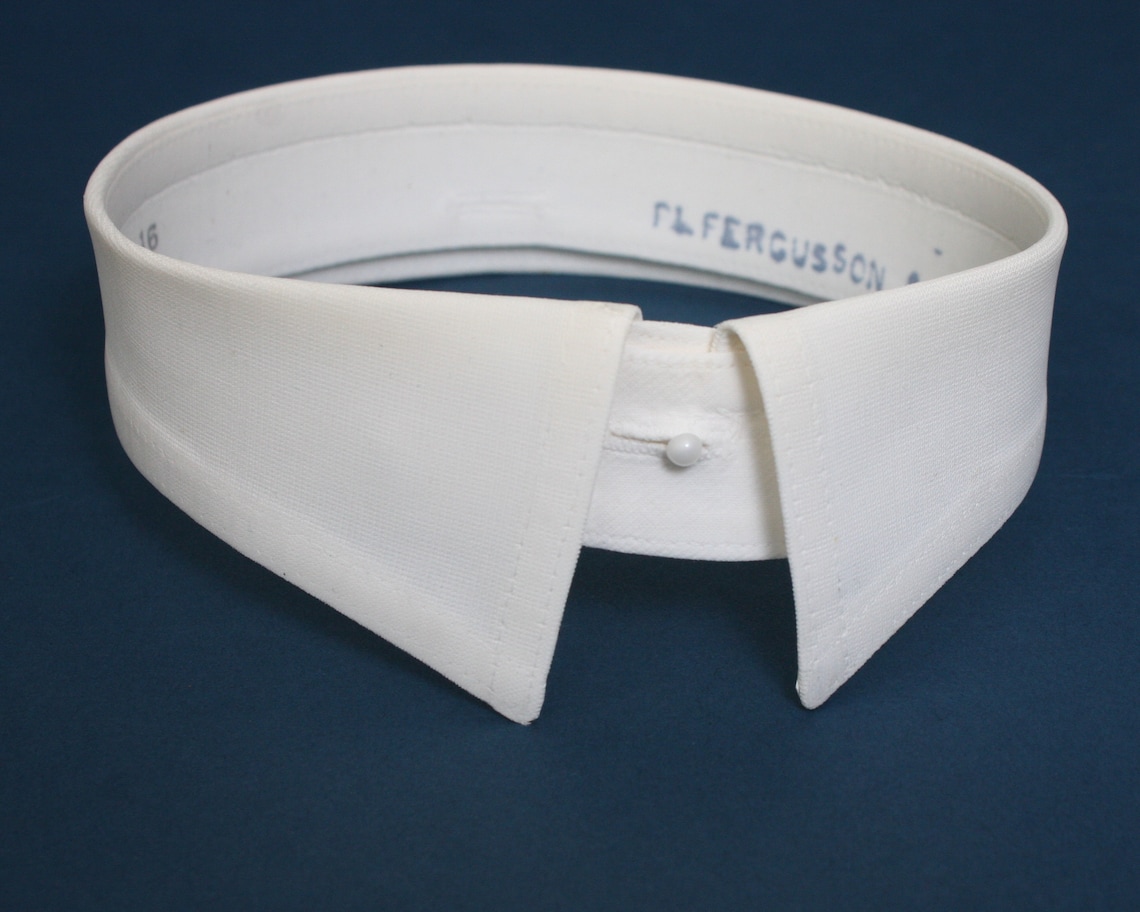 A Collar Only For You Vintage detachable shirt collar White Collars Ltd 16 | Etsy