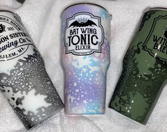 Vaso personalizado con efecto degradado de purpurina: Diseño personalizado de 30 oz