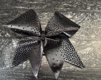 Lazo de animadora con diamantes de imitación ombré