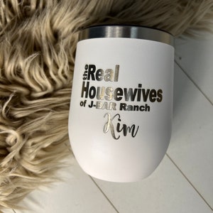 The real housewives of custom wine tumbler personalized wine gift image 3