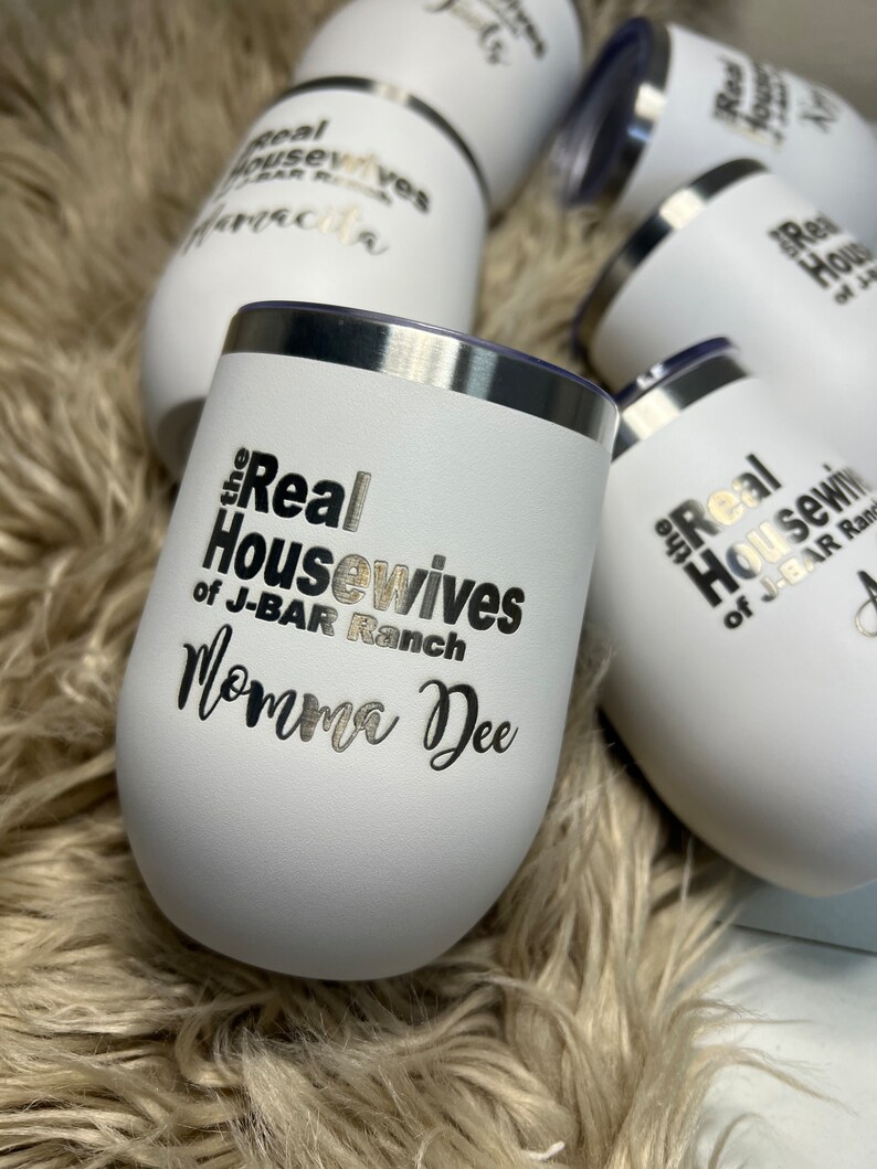 The real housewives of custom wine tumbler personalized wine gift image 4