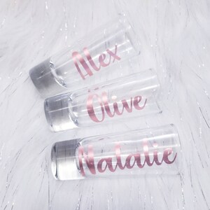 Rose Gold Bridesmaid Personalized Shot Glass | Bridesmaid Proposal | Bridesmaid Gift | Maid of Honor | Bachelorette Party | Brides Babes