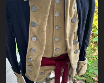 Kastanienbraune Offiziere Schärpe