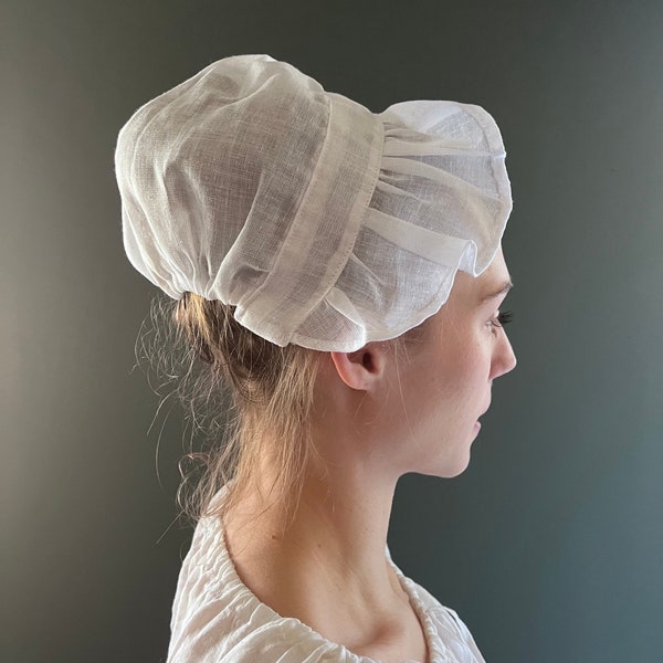 18th Century French Ruffle Cap - Bonnet