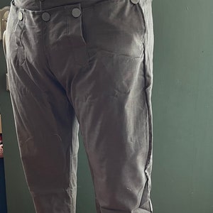 Men's Drop Front Full Length Pants - military or civilian ***ready to ship***