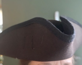 Wool Tricorn Hat - Made to your specifications