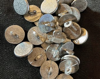 Kleine Zinnknöpfe 1,5 cm *Menge von 5