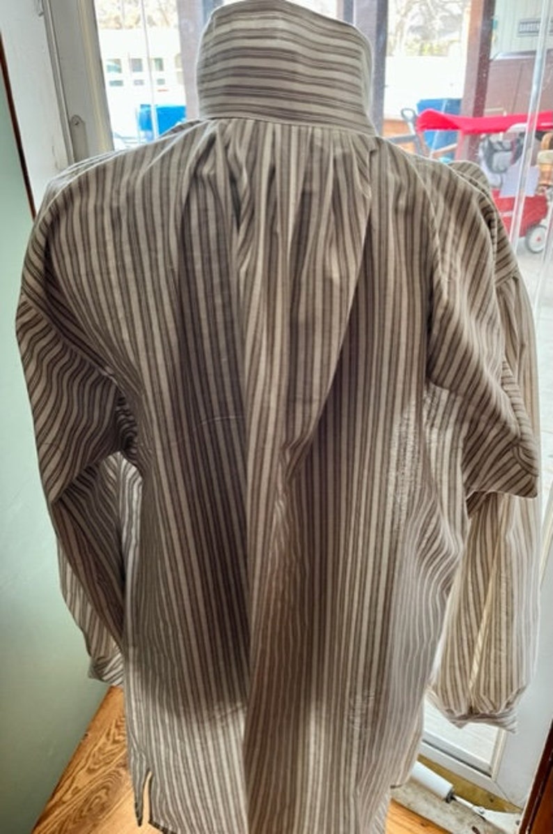 18th Century Civilian shirt stripes or checks Custom made to your measurements image 6