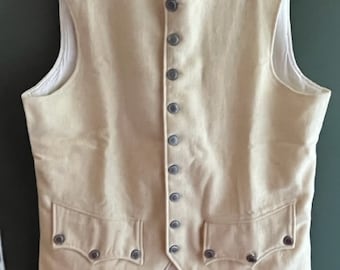 Men&#39;s Wool Colonial vest or Waistcoat