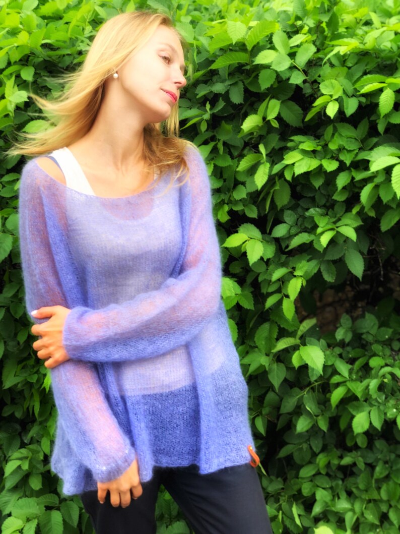 WOMEN MOHAIR Sweater Wool Mohair pullover Mohair sweater Etsy