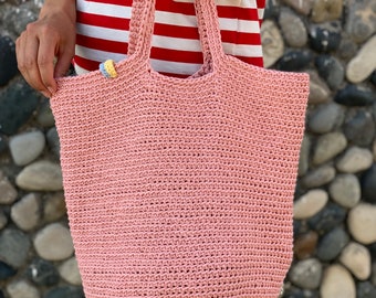 Crochet tote, Large tote, Large Crochet Tote Bag for Women, Crochet Summer Bag, Big Beach Bag, Summer Gift Bag for Mom, Shopper Bag