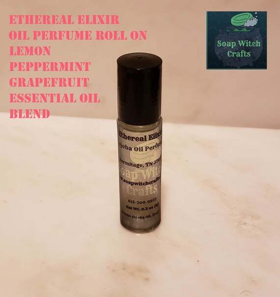 Ethereal Elixir Oil Perfume Roll On Lemon Peppermint | Etsy