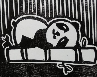 Sleeping panda