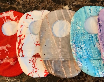 Ostomy Pouch covers for 2026 2 1/2" opening Lightweight, very comfortable