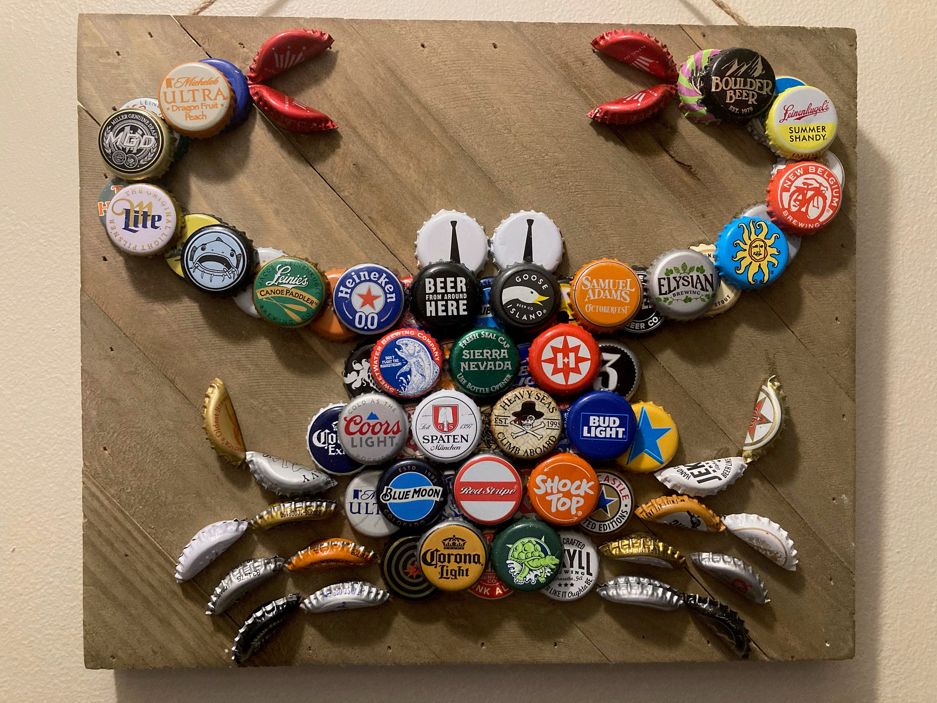 Bottle Cap Crab Etsy