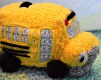 Mini School Bus Crochet PATTERN - Etsy