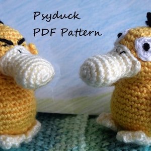 Psyduck Amigurumi PDF Pattern
