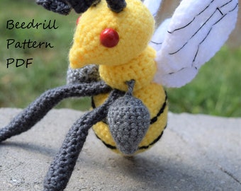 Beedrill Amigurumi Pattern PDF