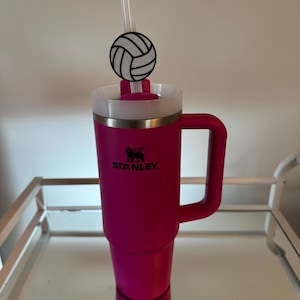 Volleyball Stanley straw topper