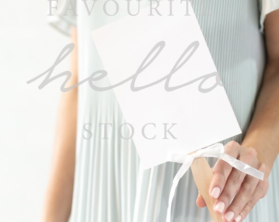 Wedding Program Fan Mockup Program Mockup Fan Mockup Wedding