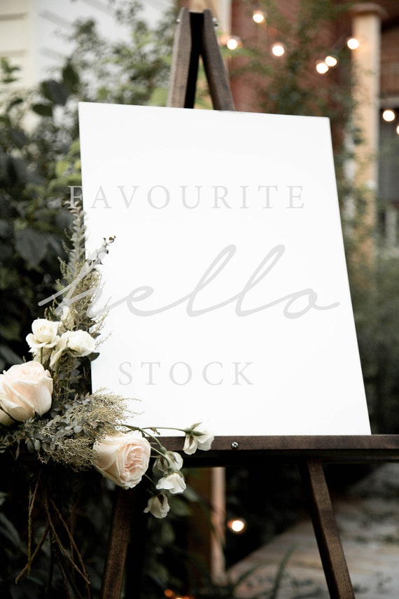Download Wedding Easel Mockup Sign Mockup Poster Mockup Welcome Sign Mockups Free Psd Templates