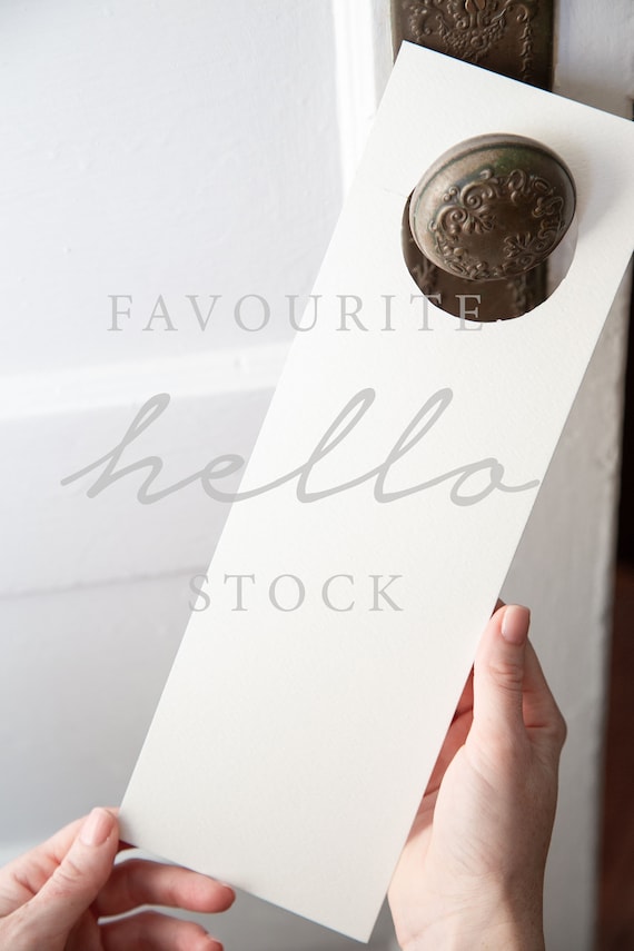 Download Door Hanger Mockup Door Sign Mockup Do Not Disturb Covervault Free Psd Mockups For Books And More