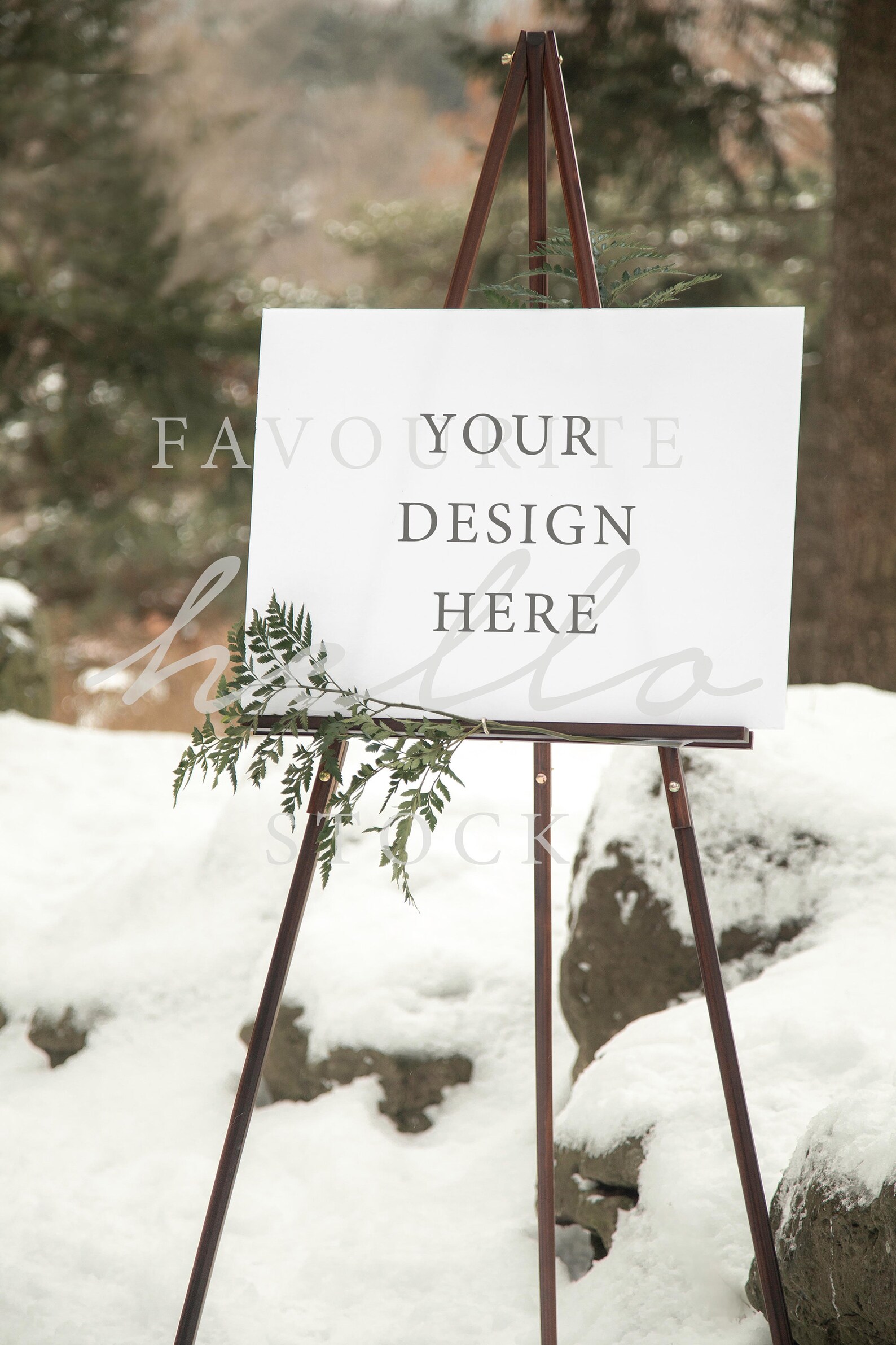 18x24 PDF Easel Mockup Smart Object Mockup Poster Mockup Etsy
