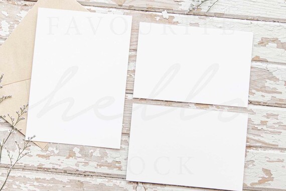 5x7 4x6 Pdf Stationery Styled Mockup Bridal Mockup Paper Etsy