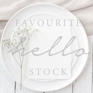 5x7 Pdf Menu Mockup Smart Object Mockup Stationery Mockup Etsy