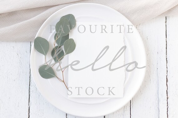 5x7 Pdf Menu Mockup Smart Object Mockup Stationery Mockup Etsy