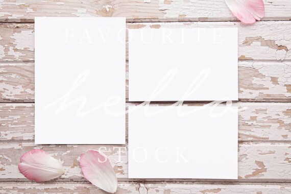 5x7 4x6 Pdf Stationery Styled Mockup Bridal Mockup Paper Etsy