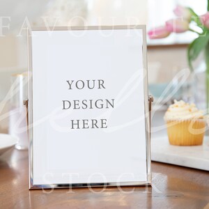 5x7 Pdf Stationery Styled Mockup Birthday Mockup Table Etsy