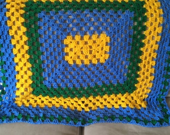 A Rectangle Granny Blanket