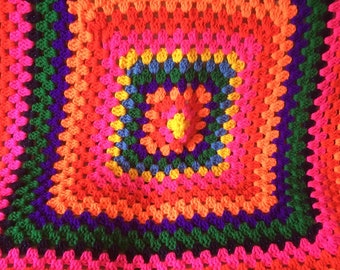 A Large Crochet Granny Square