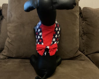 Varieties of FOURTH OF JULY female/male dog vest