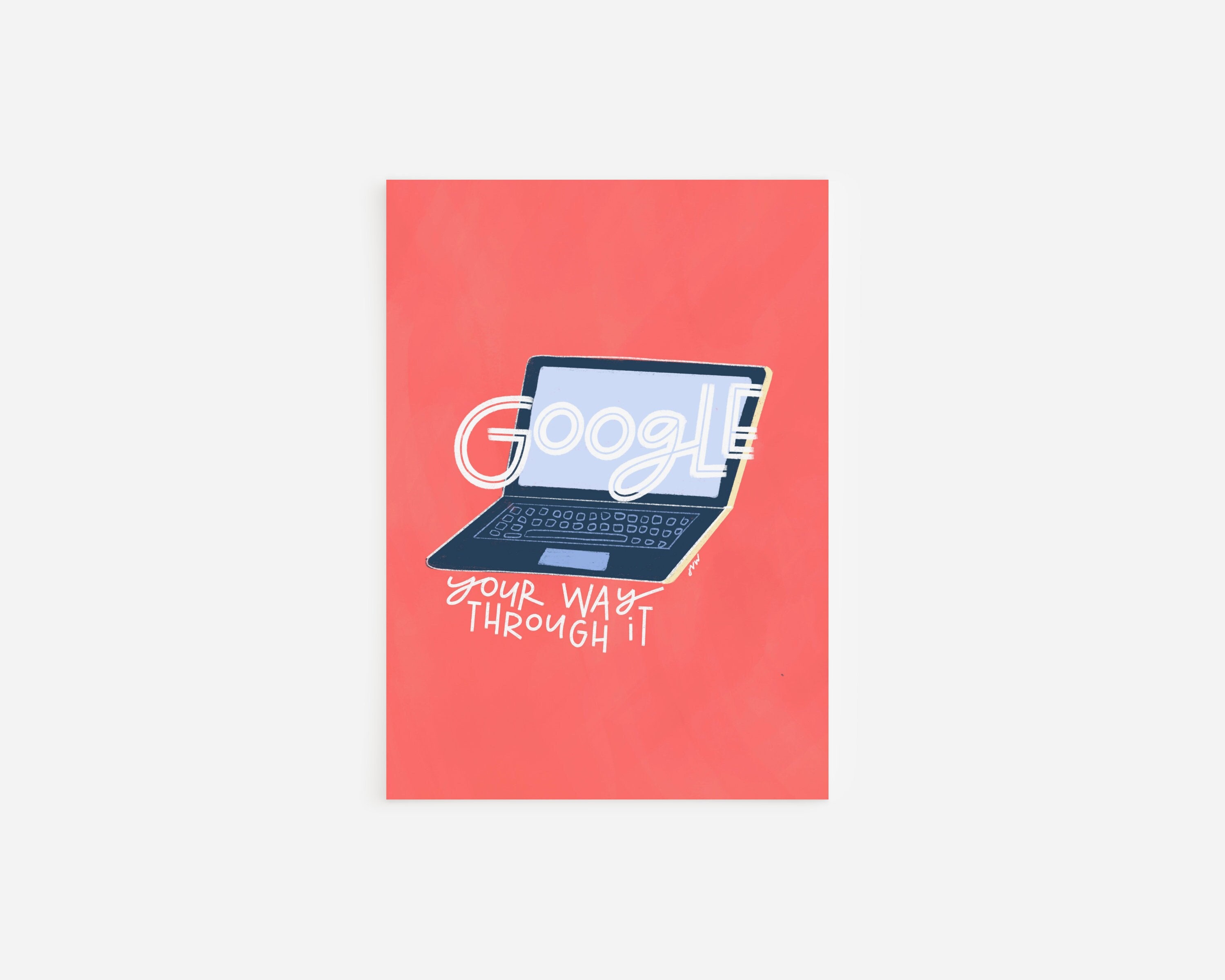 Google Your Way Through It Funny Office Quotes Small - Etsy Google Your Way Through It Funny Office Quotes Small - Etsy