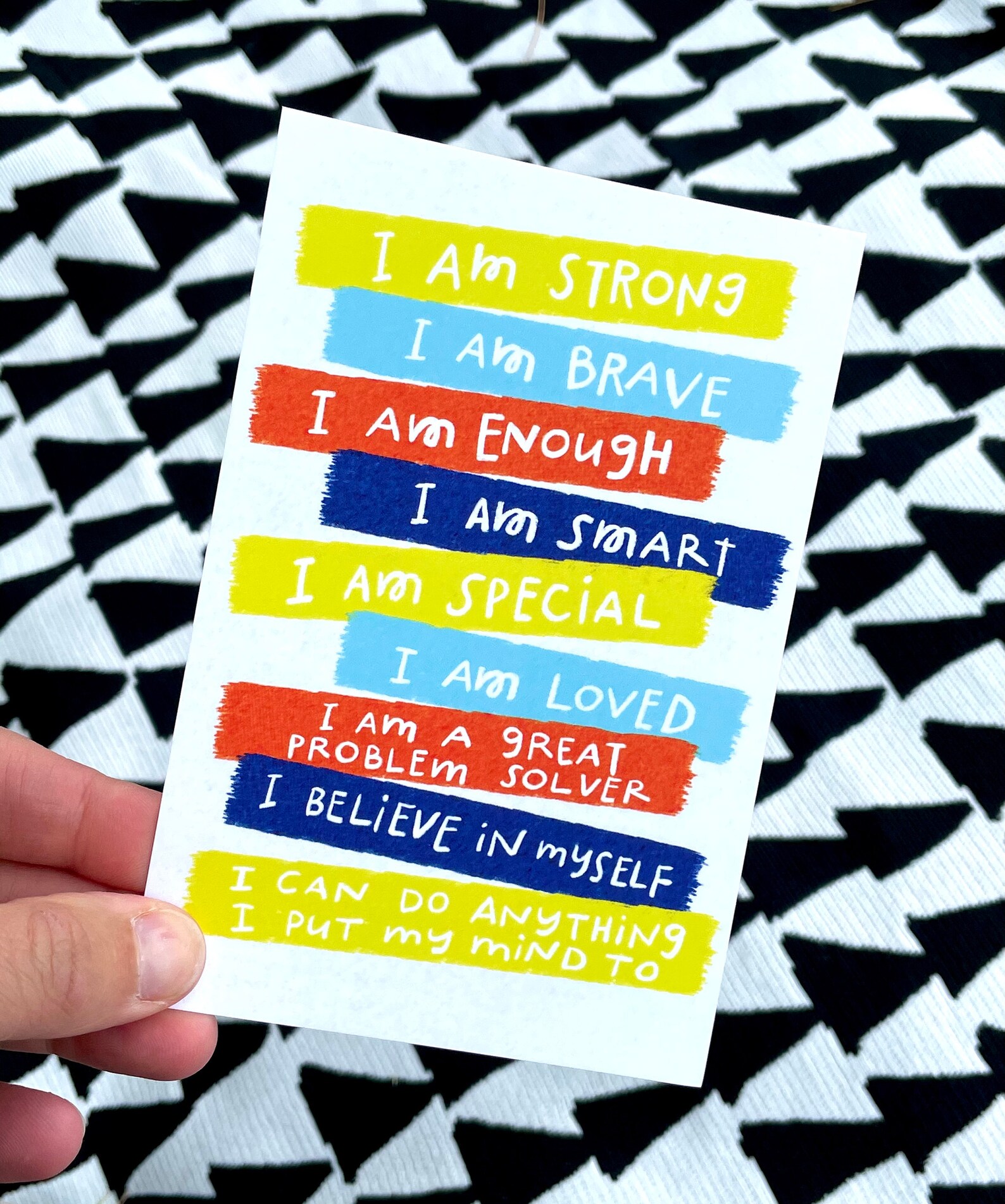 Positive I Am Statements Affirmation for Kids Colorful Kids | Etsy