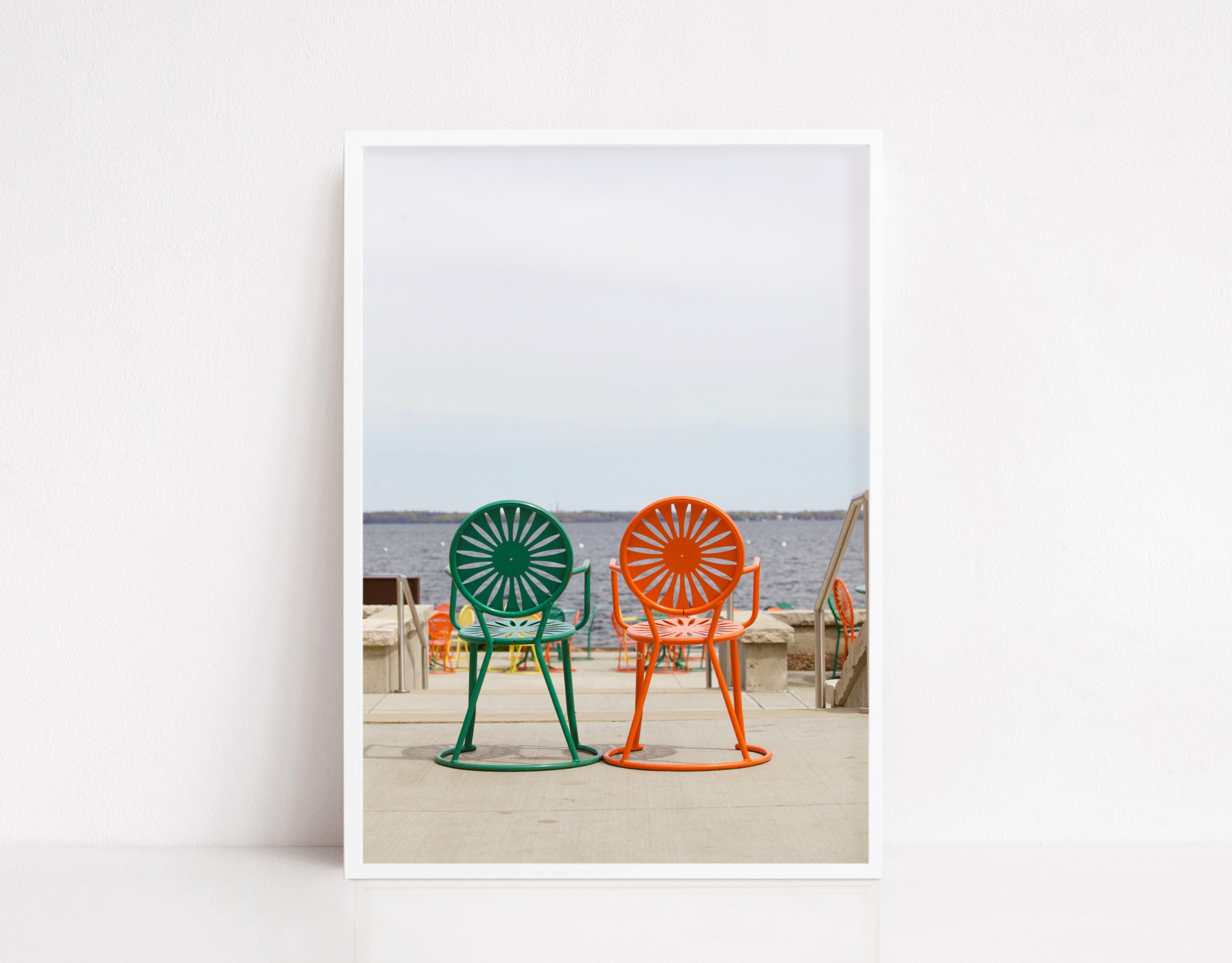 Memorial Union Terrace Chair Print University of Wisconsin Etsy
