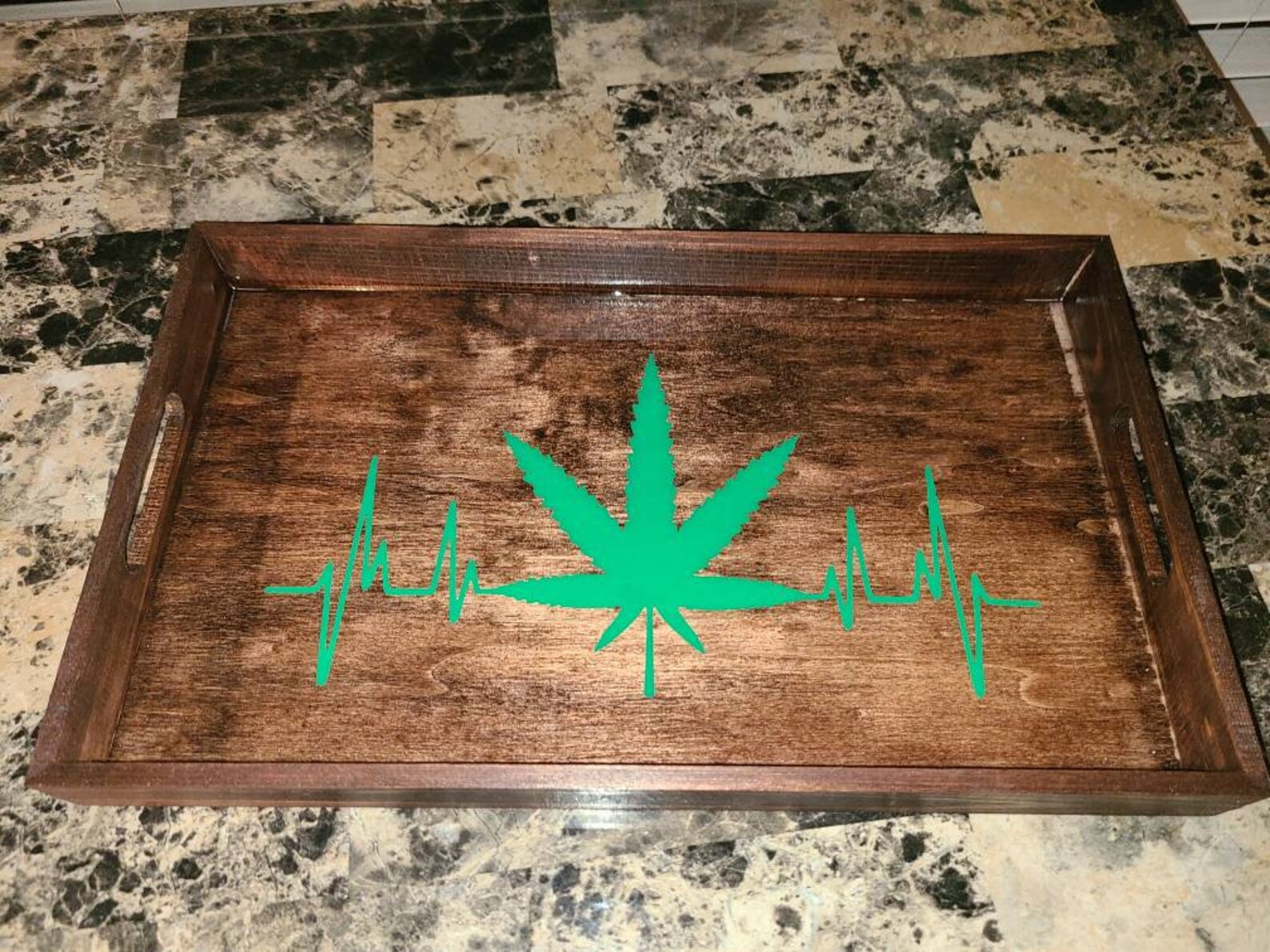 Wood Marijuana Tray Etsy