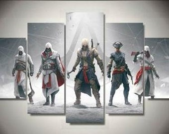 The Assassins's Creed 5pc Canvas Set