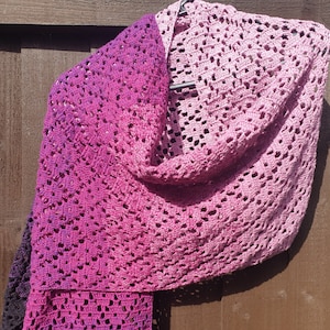 Autumn Crochet Shawl Pattern: Easy Airy Wrap (Digital Download)