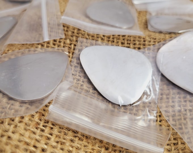 Laser Engraving Blanks Guitar Pick Stainless Steel Blanks - Stainless Steel