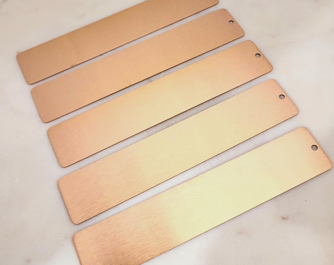 Metal Bookmark Blanks Stainless Steel for Laser Engraving. Laser Engravable Blanks Metal Bookmark Blanks.
