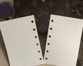 Agenda-PM-Mini-Inserts-Just LINED- Refills Fits Louis Vuitton PM Agenda