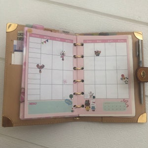 New designs!!! LV PM Agenda inserts / refills for monthly and To do / Pocket Size