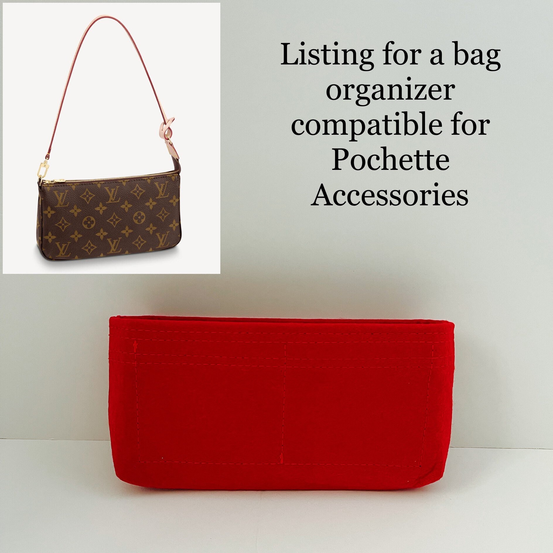 Bag Organizer Compatible for Pochette Accessoires 