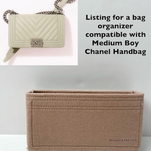 Bag Organizer compatible for Medium Boy Chanel handbag